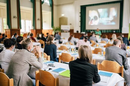 Publikum beim Netzwerktreffen